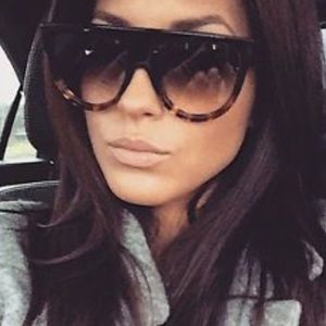 Authentic Celine Shadow Brown Havana Sunglasses